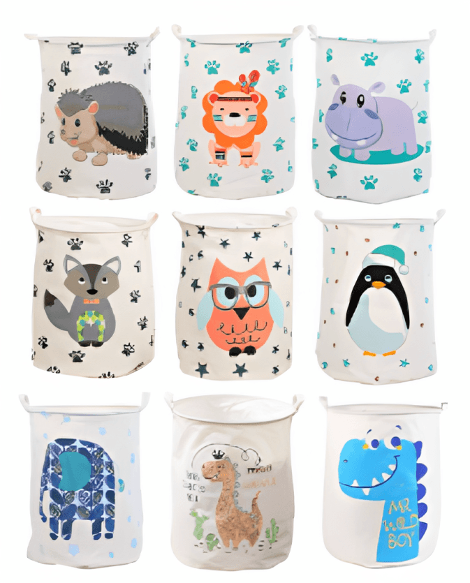 Cartoon waterproof laundry basket