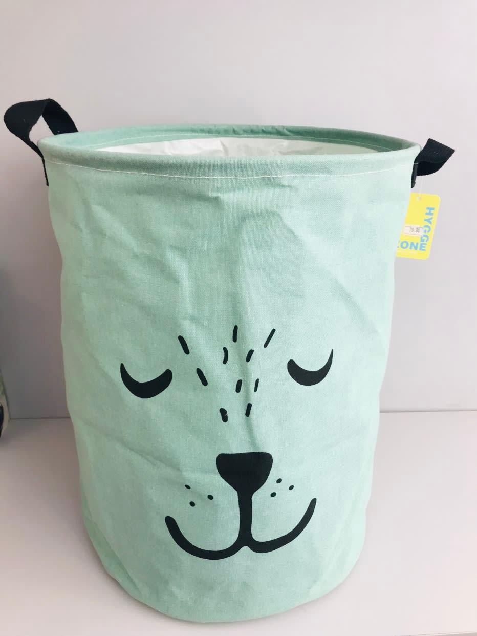 1-Cute bear series waterproof laundry basket