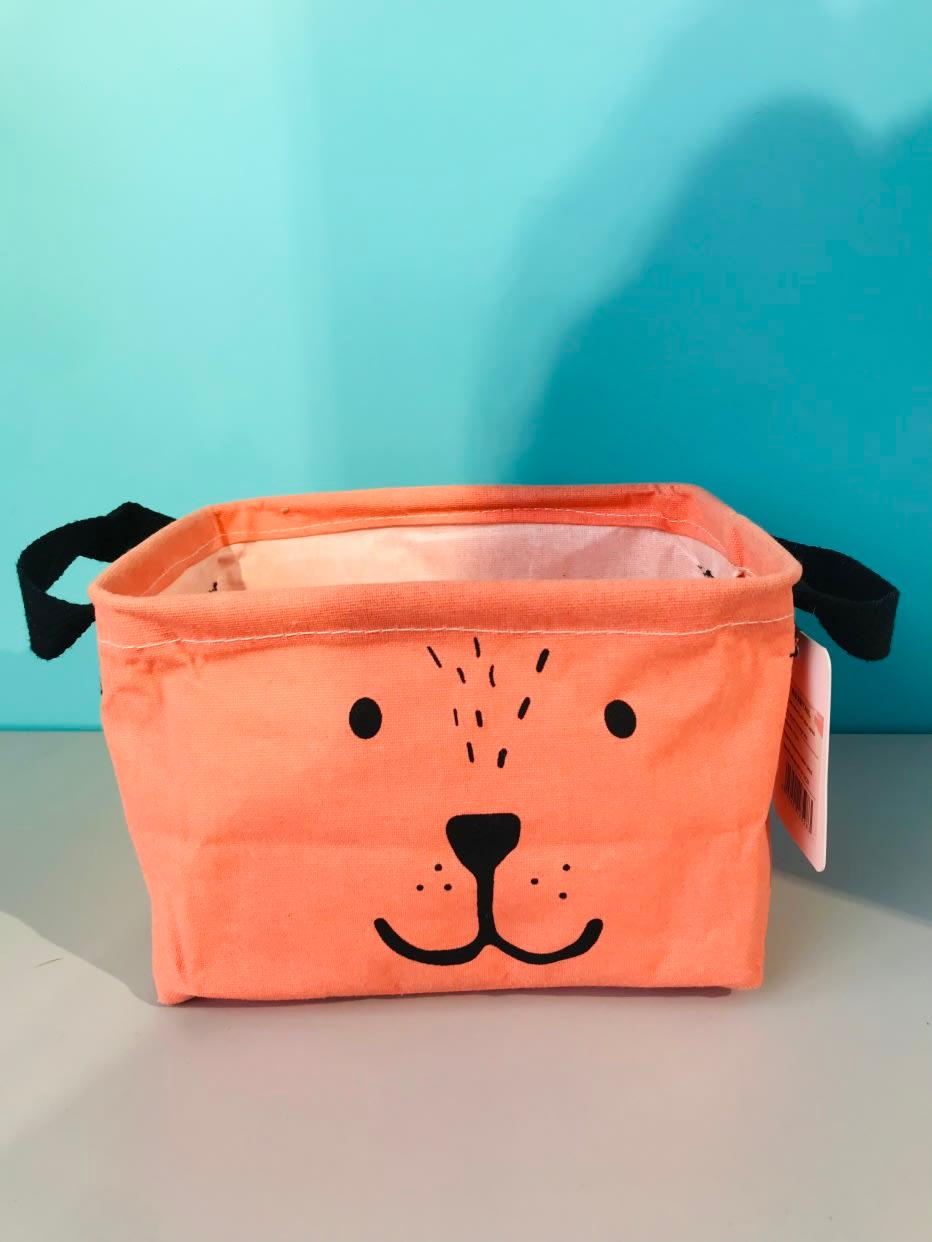 1-Cute bear series fabric storage box