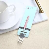 Spanish pink No. 3 fork