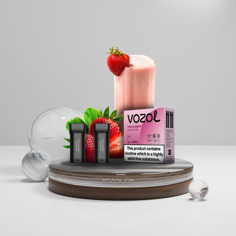 PODS VOZOL NICOTINE 5% - STRAWBERRY SMOOTHIE
