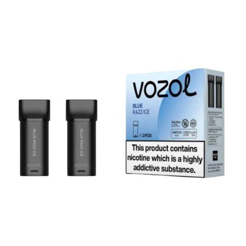 PODS VOZOL NICOTINE 5% - BLUE RAZZ ICE