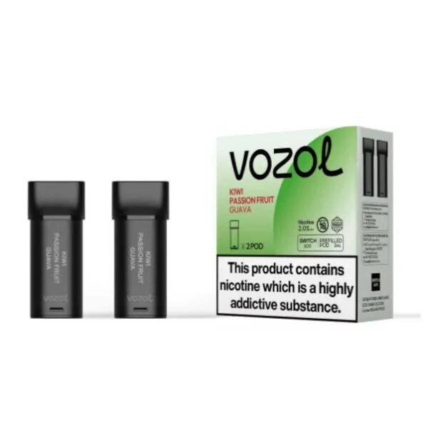 PODS VOZOL NICOTINE 5% - KIWI PASSION FRUIT GUAVA