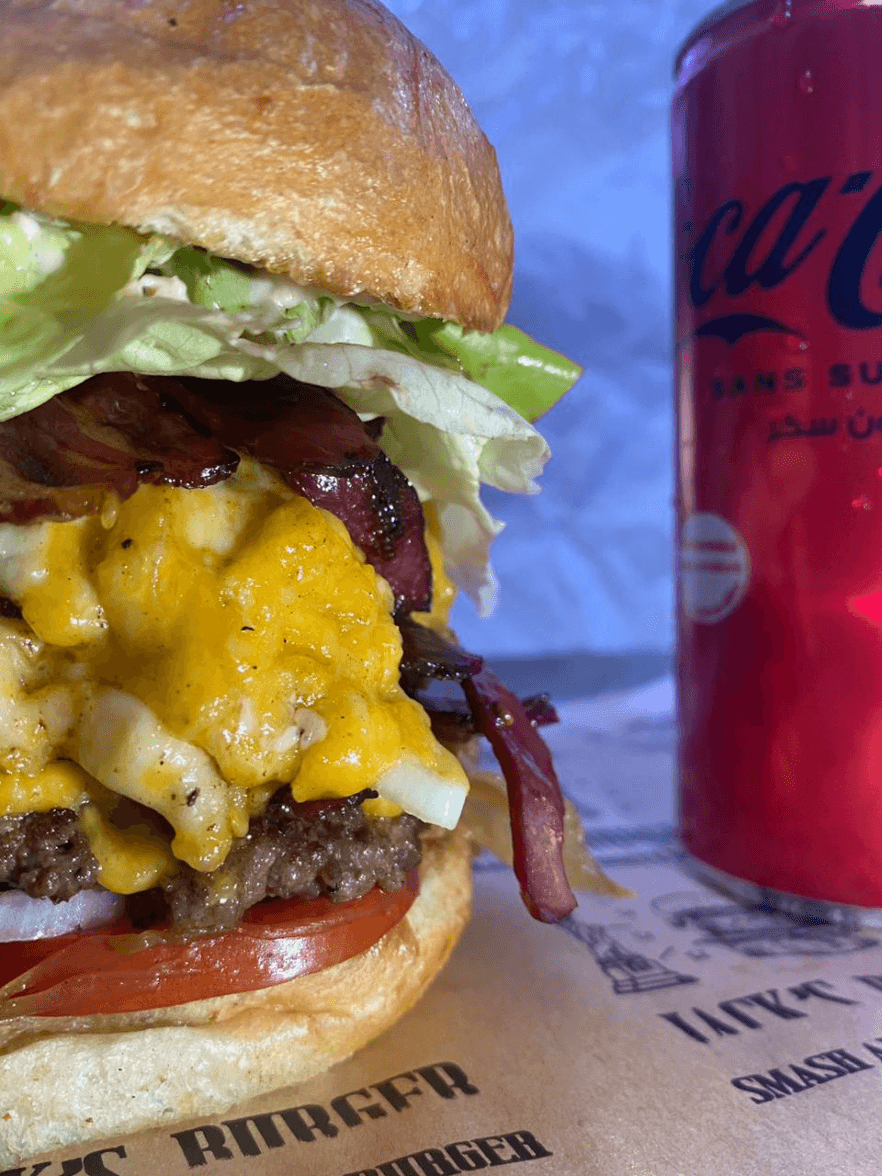 Quadruple Smash Burger