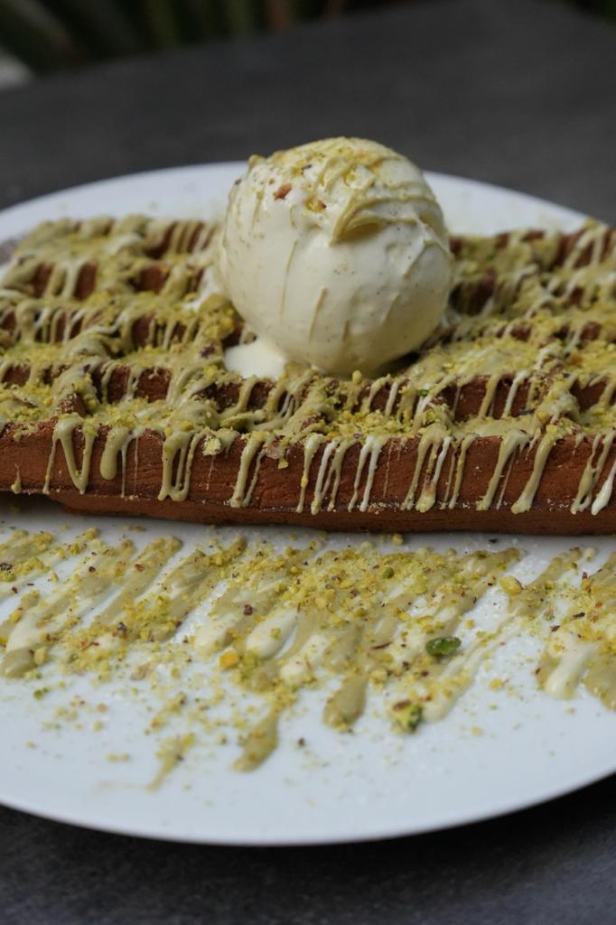 Pistachio Waffle