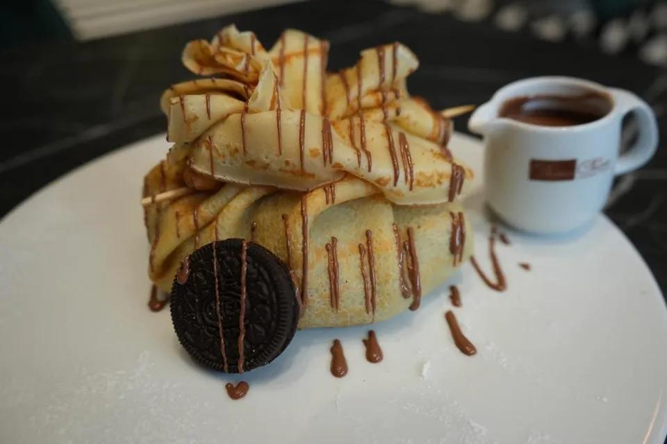 Crêpe aumônière aux Oréo