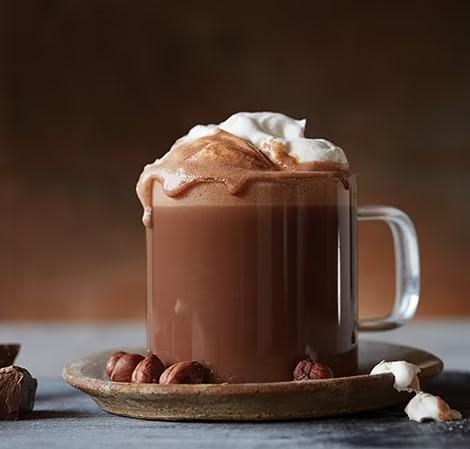 Chocolat chaud Au Noisettes