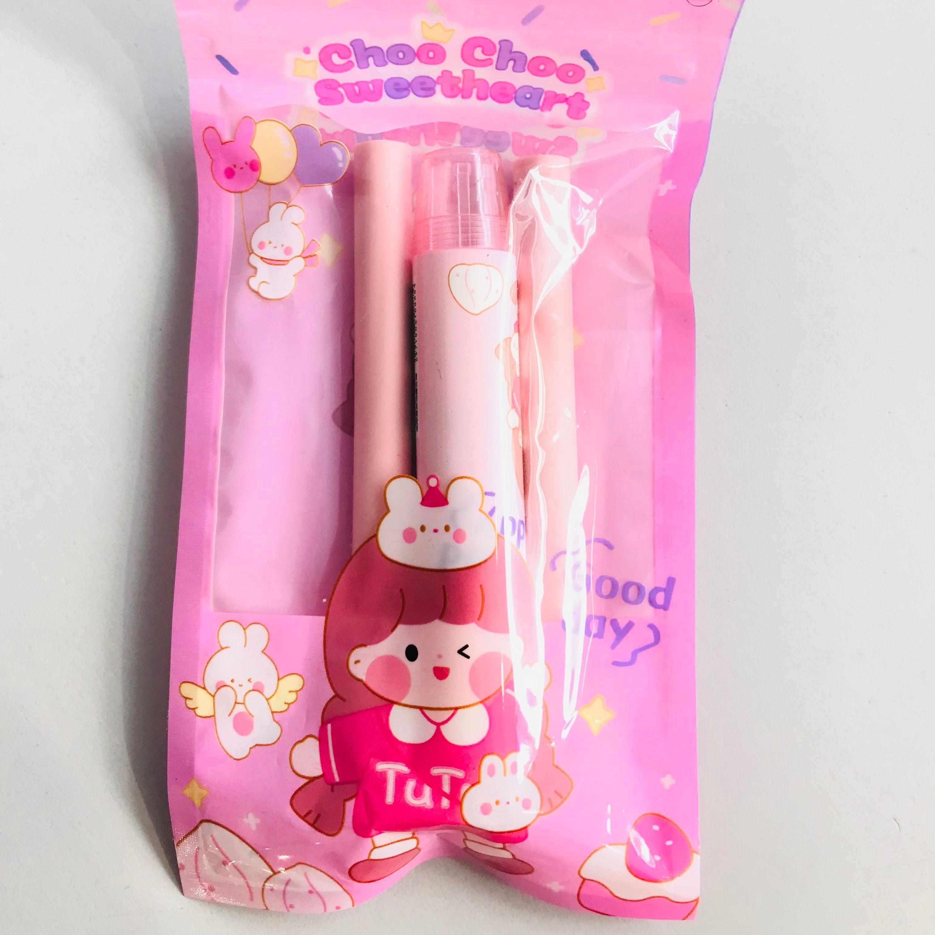 Little girl retractable eraser XP-2888