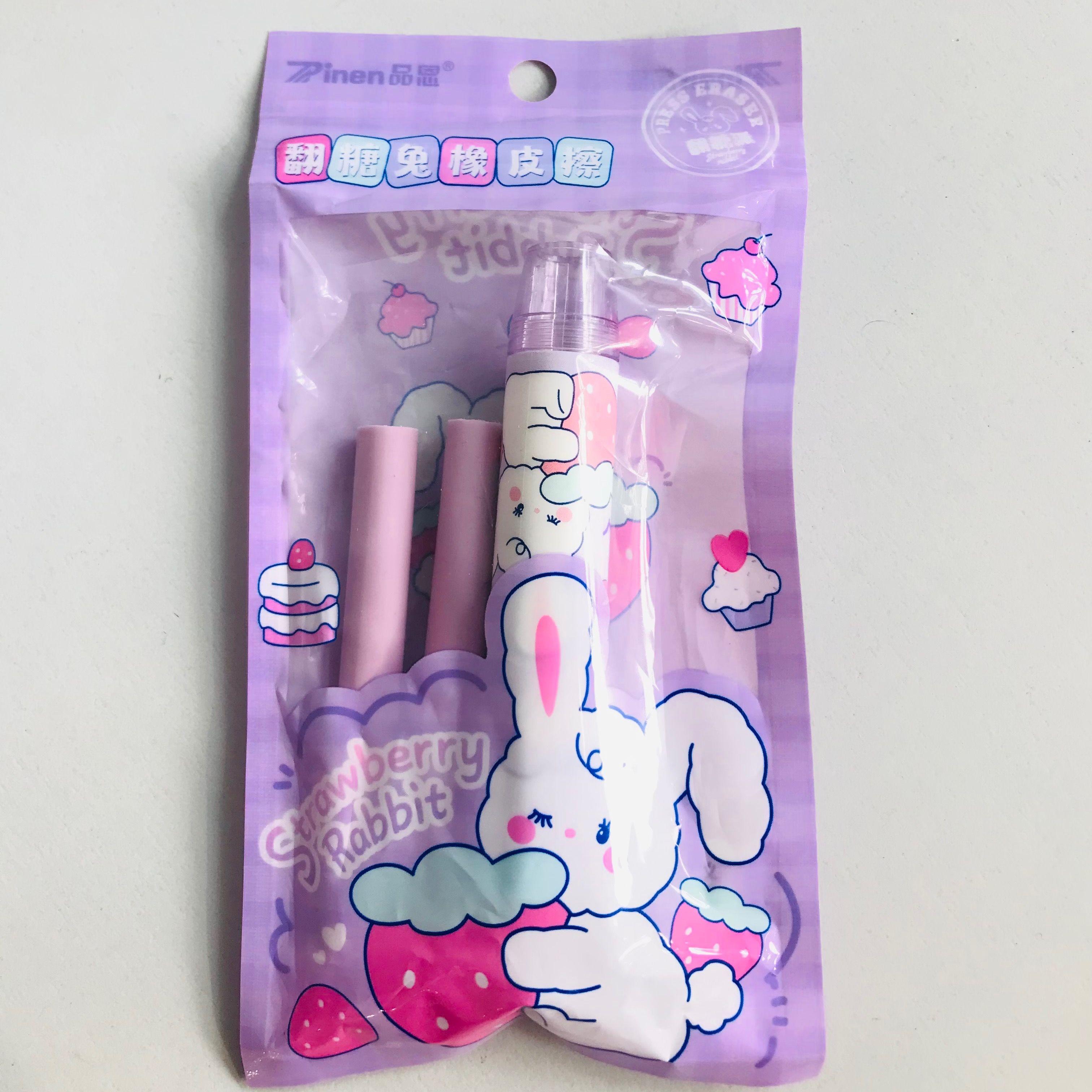 Rabbit retractable eraser XP-2889