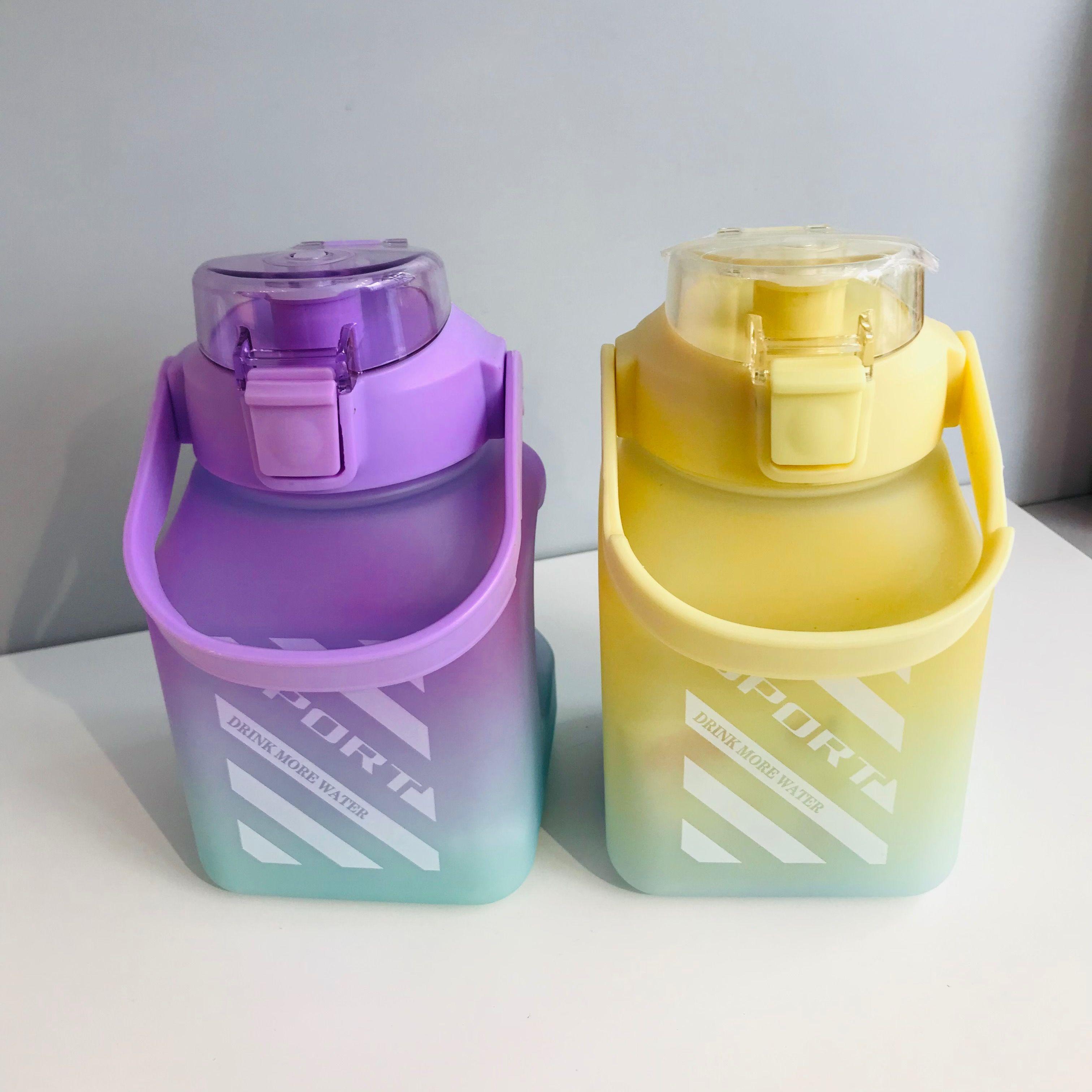 Square portable plastic bottle-1200ml