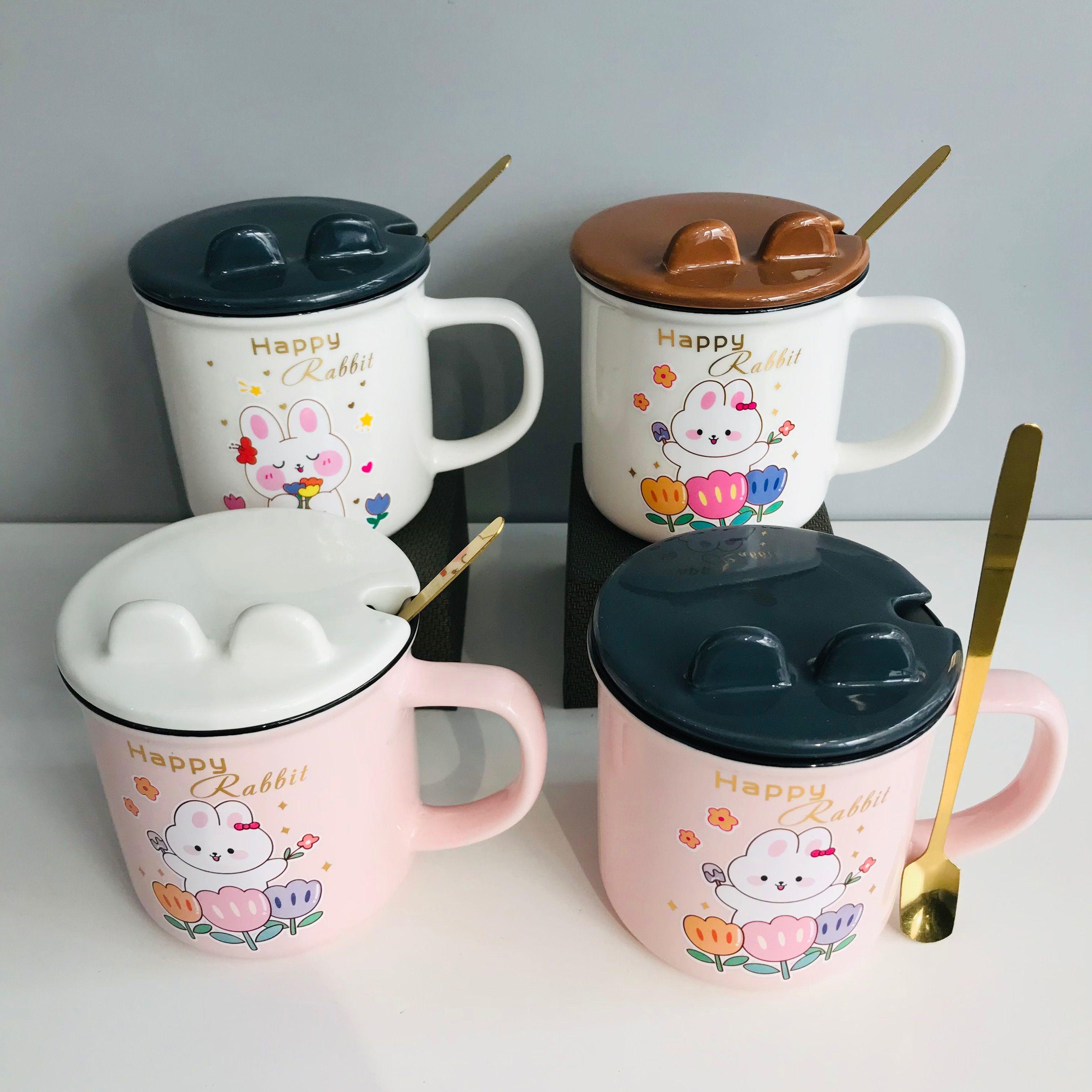 Rabbit ear ceramic cup-AP5624