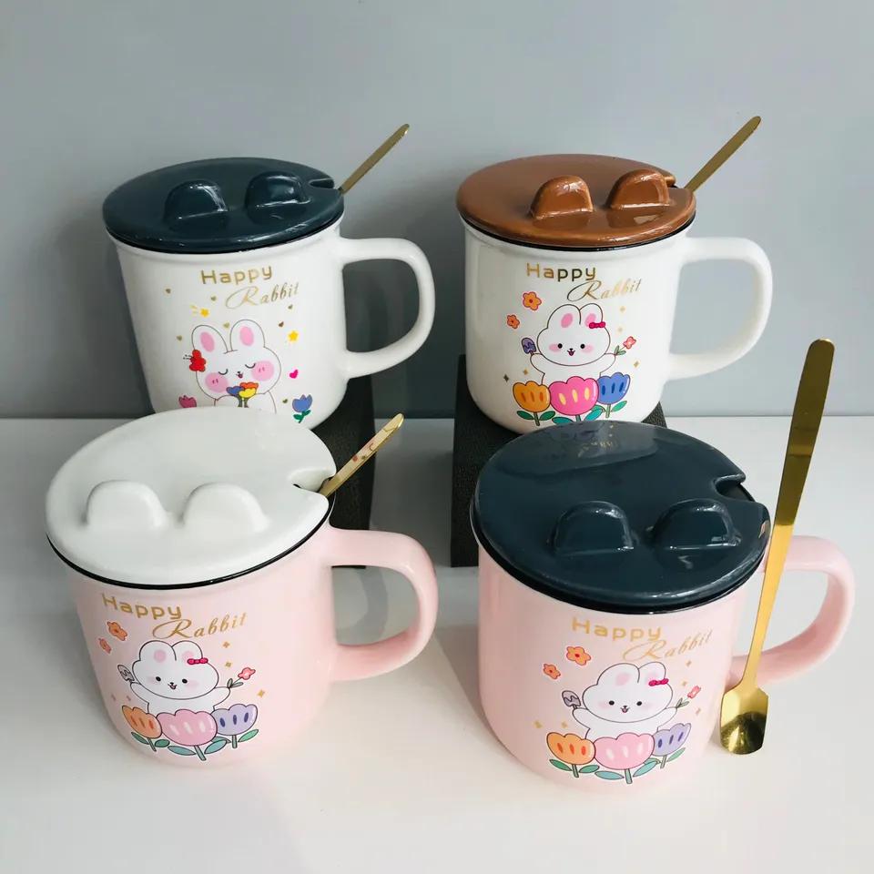 Rabbit ear ceramic cup-AP5624
