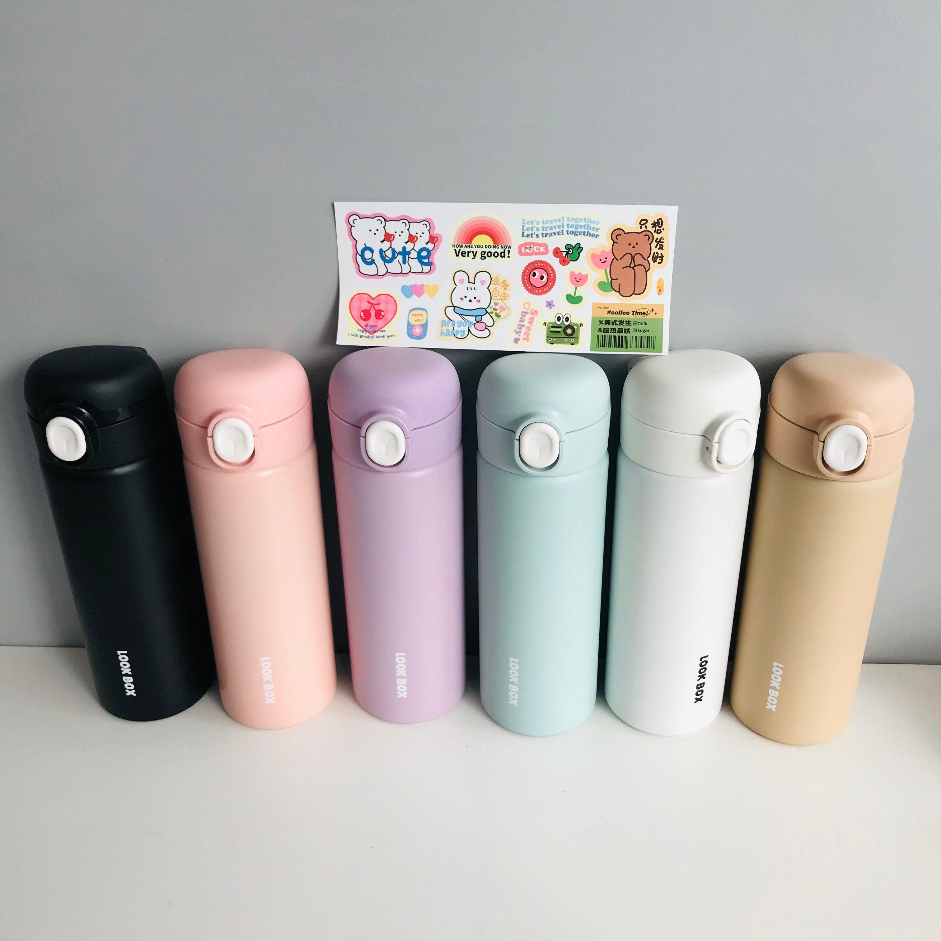 Wake up time vacuum cup with pop up lid 380ml