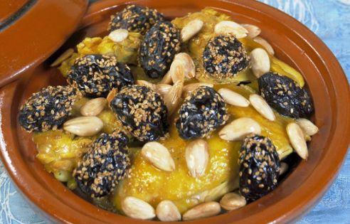Tajine Poulet aux pruneaux