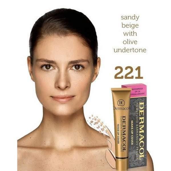 Dermacol Fond De Teint Haute Couvrance Spf30 - Ref 221-30gr