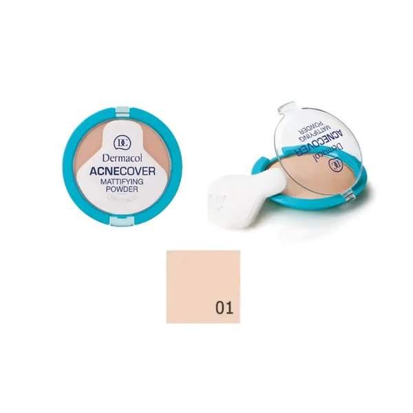 ACNECOVER POUDRE COMPACTE MATIFIANTE - PEAU ACNEIQUE - N 1 Porcelaine