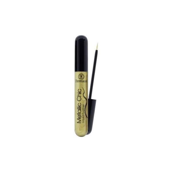 Dermacol GOLD Liquid Eyeliner Metallic Chic waterproof -gold-