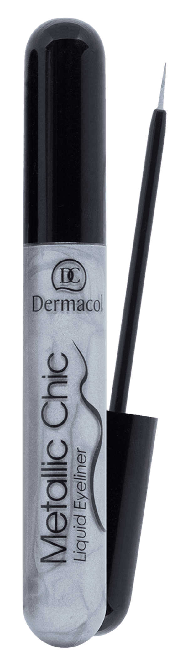 Dermacol Liquid Eyeliner Metallic Chic waterproof - Gris -