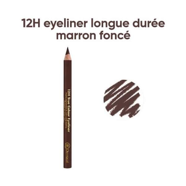 12H eyeliner marron foncee
