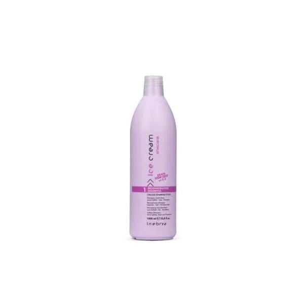 Inebrya Ice cream Shampoing à la kératine - 1L - pour cheveux colorés