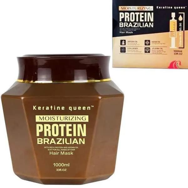 keratine queen Masque brésilien Moisturizin Protein, Réparer tes cheveux