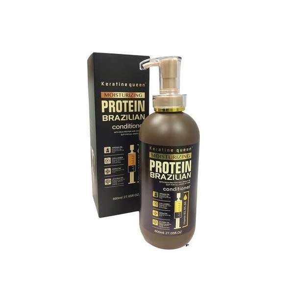 keratine queen Conditioner Moisturizing Protein Brazilian 800ml sans Sulfat