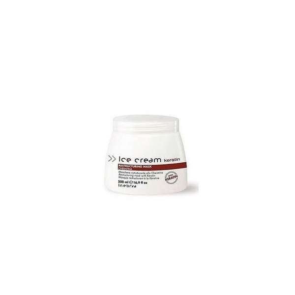 Inebrya Masque Ice Cream Keratin RESTRUCTURING -500ml-