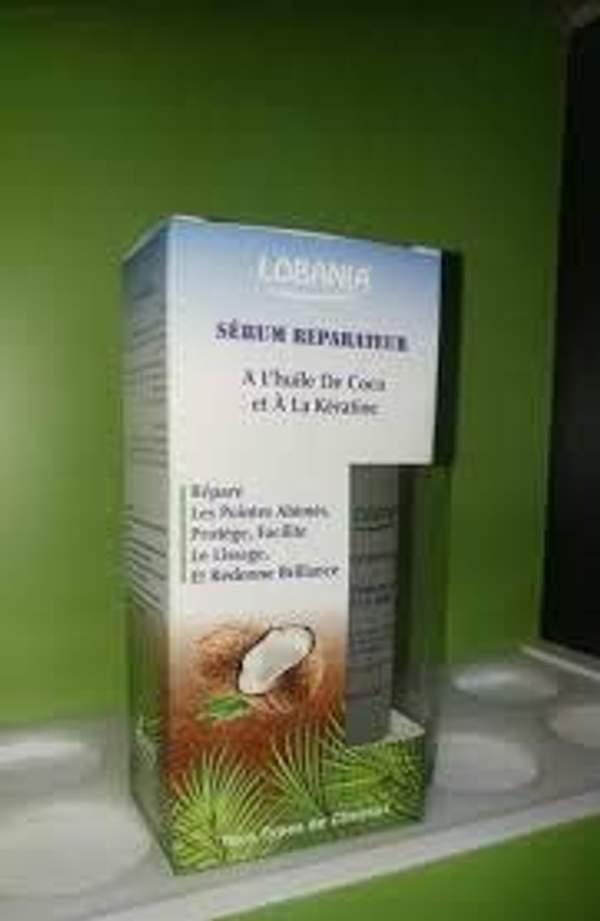 LOBANIA Serum reparateur a l'huile de coco et a la keratine -40ml-