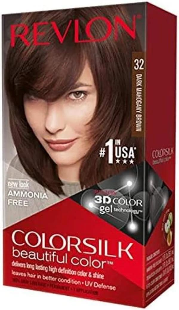 REVLON Colorsilk Coloration SANS AMONIAQUES Acajou fonceN32