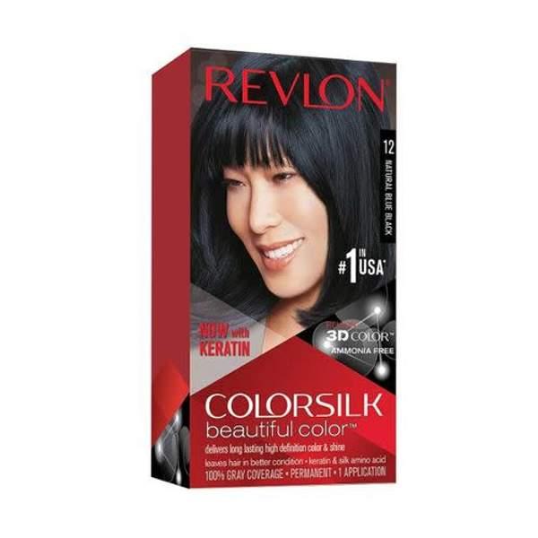 REVLON Colorsilk Coloration cheveux Natural Noir bleute Naturel 12