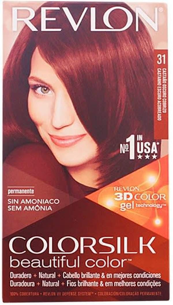 REVLON Colorsilk coloration SANS AMONIAQUES Tint 31-Châtain Foncé Cuivre