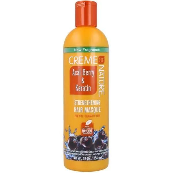 Creme Of Nature Acai Berry & Keratin Masque pour cheveux secs & abîmés