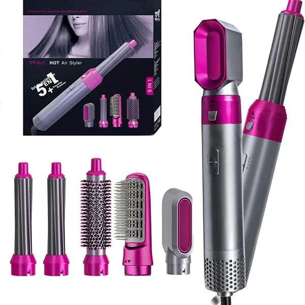 5en1 Brosse à Air chaud sèche-cheveux électrique Professionnelle
