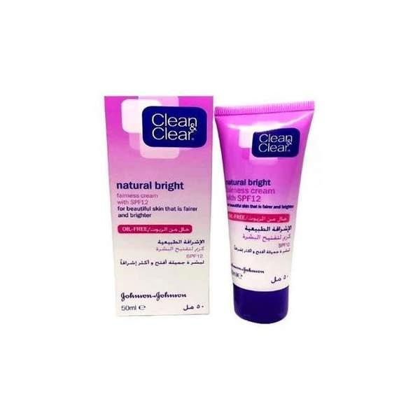 Clean & Clear Soin Éclaircissant Natural Bright SPF12 - 50 ml