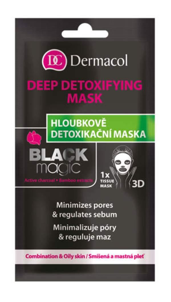 Masque Detox au extrait du charbon actif & bamboo ( Tissus 3D )