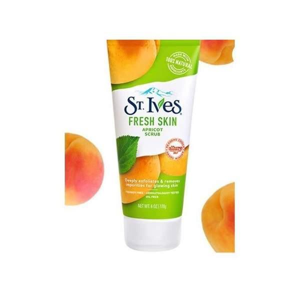 St Ives Gommage visage Abricot Peau Fraîche