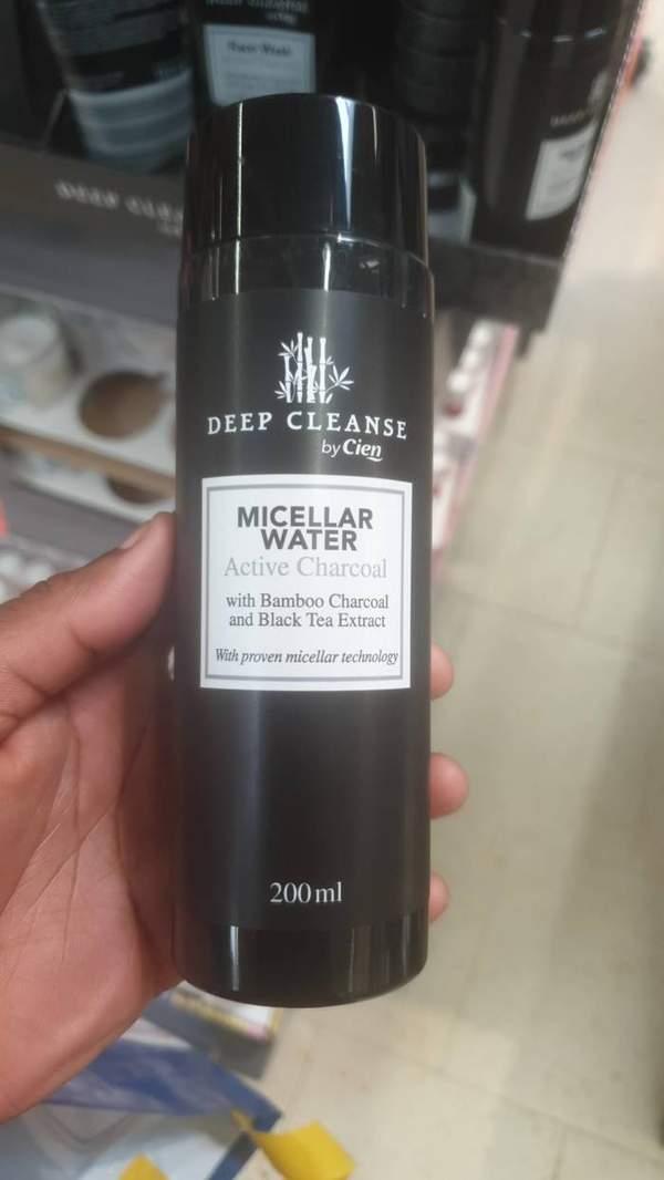 Lotion micellaire nettoyante en profondeur au charbon actif par cien