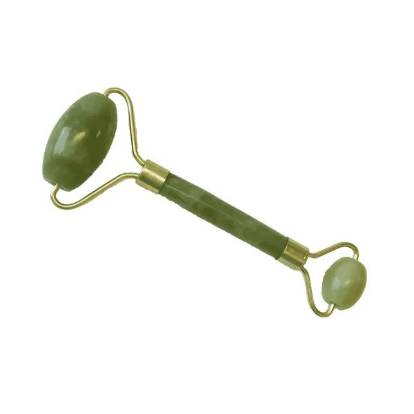 Jade Roller et brosse Rouleau massage pour visage et cou