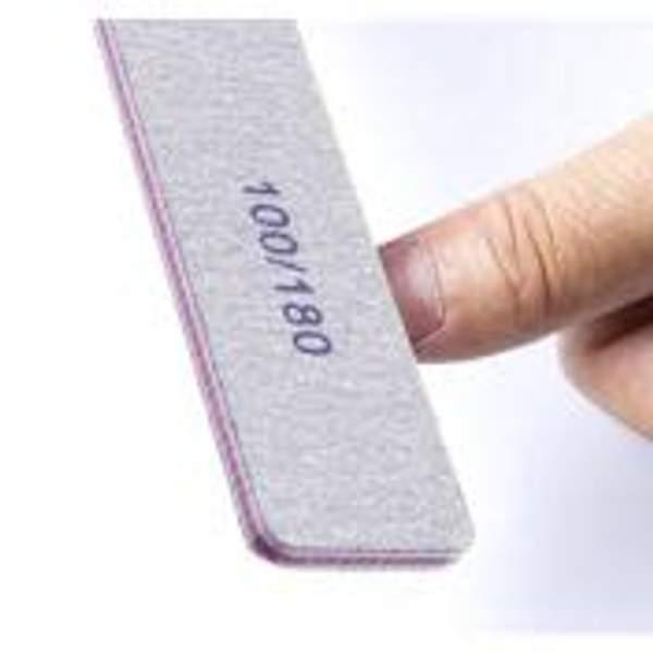 Limes à ongles en bois Durable, grain de polissage,