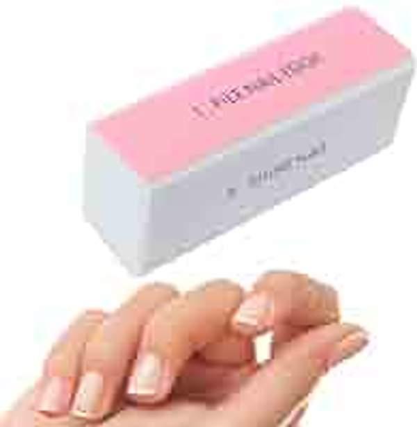 Bloc polissoir à ongles 4 côtés - Lime magique 4 faces pour 4 fonctions