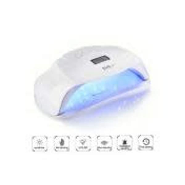 Sèche-ongles UV LED 72W, lampe à polymérisation avec fond, Affichage LCD,