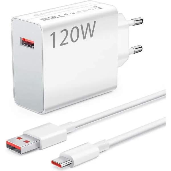 Xiaomi 120w power adapter + Cable type c -ORIGINAL-