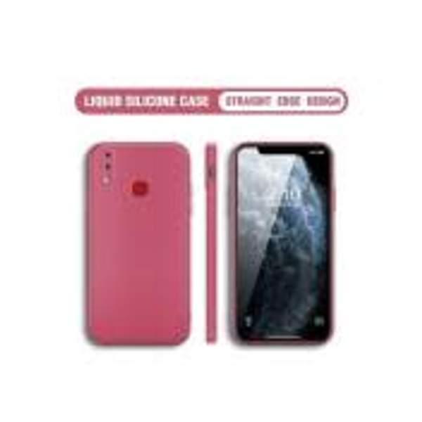 Case comaptible avec Samsung A10s Case, Slim Silicone Rouge