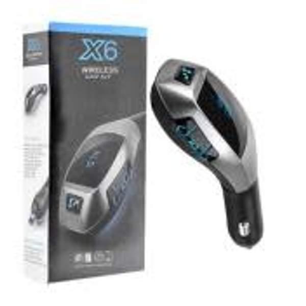 X6 Bluetooth Car Kit MP3 Player FM Transmitter USB Charger