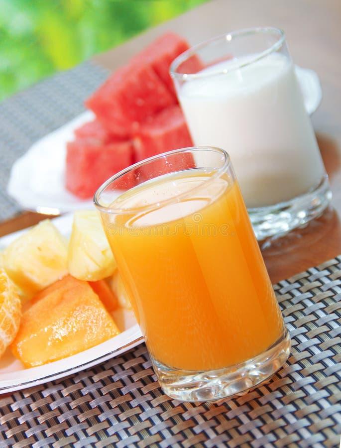 Jus Avec Lait Orange