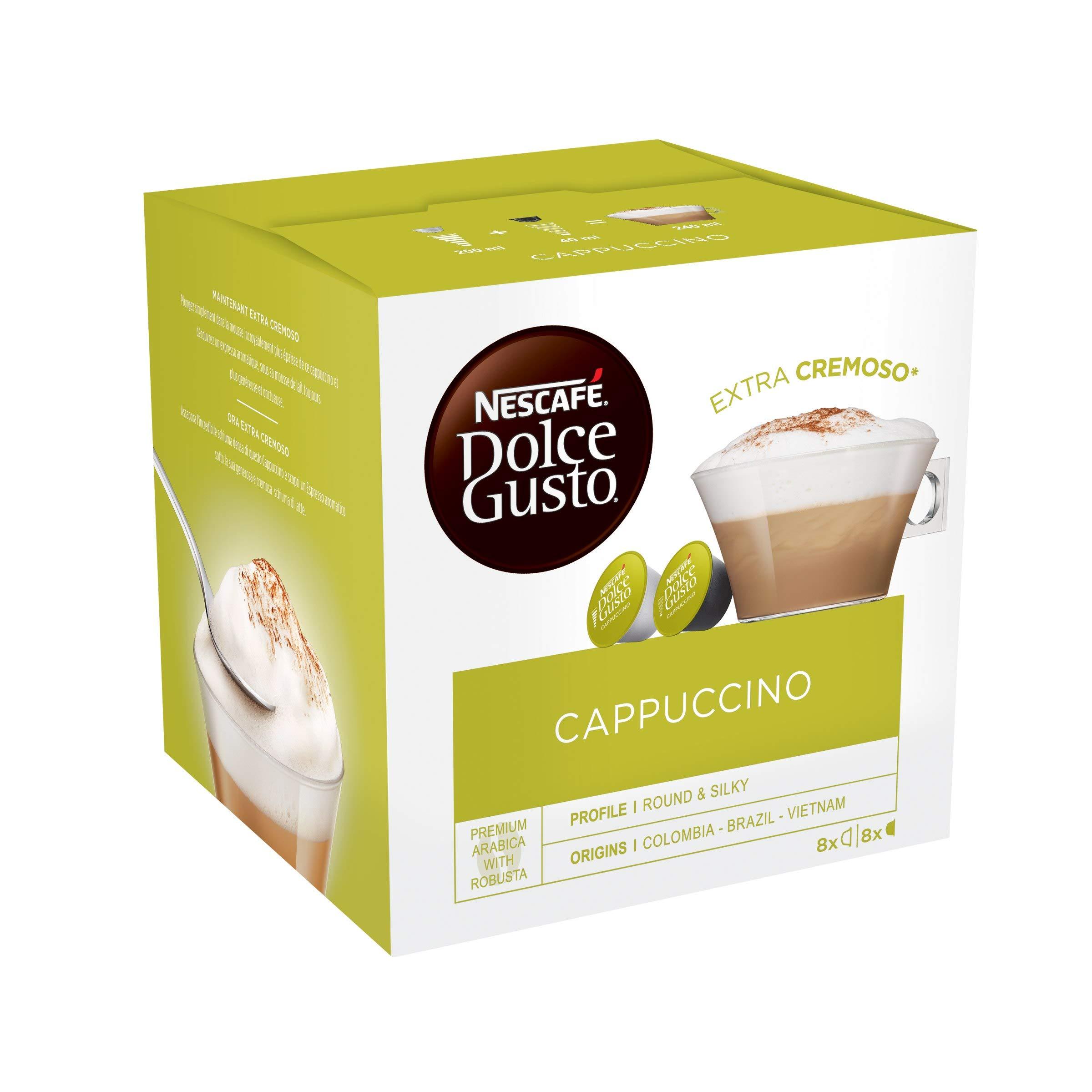 16 Capsules De Cappuccino Avec 100% Cafe Arabica - 12352723-16