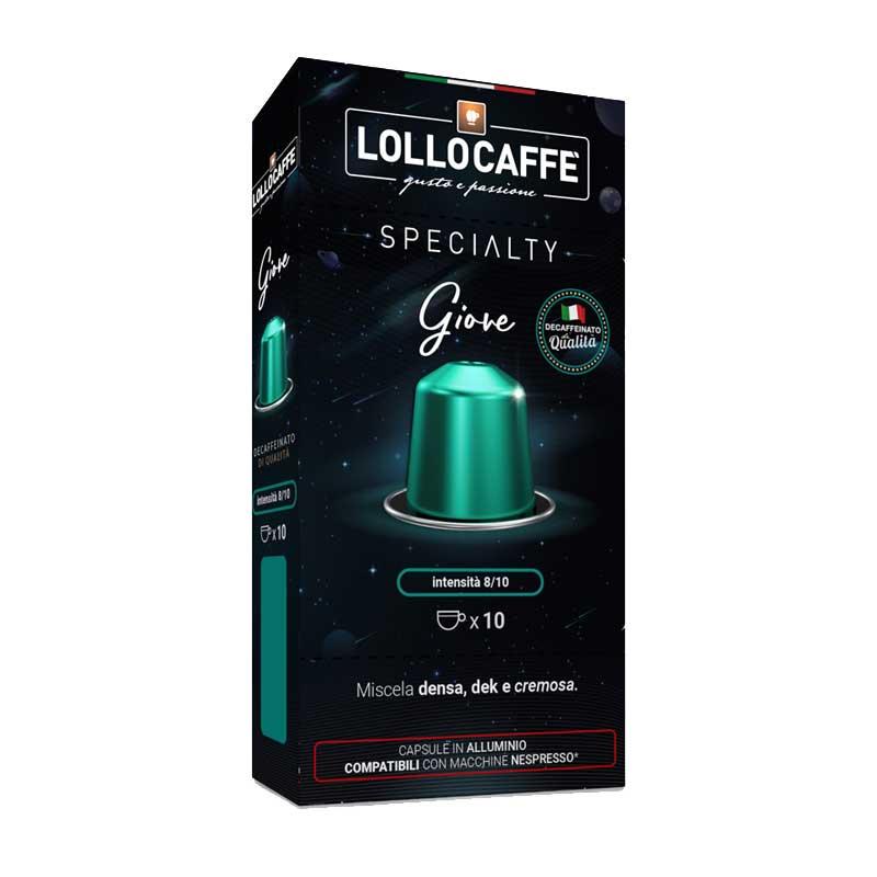 10 Capsules De Café Giove Dek Nespresso En Aluminium - 032415904093-10