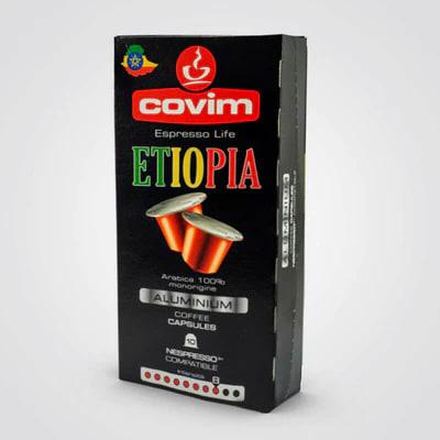 10 Capsules De Café Etiopia 100% Arabica Nespresso En Aluminium - 047095-10
