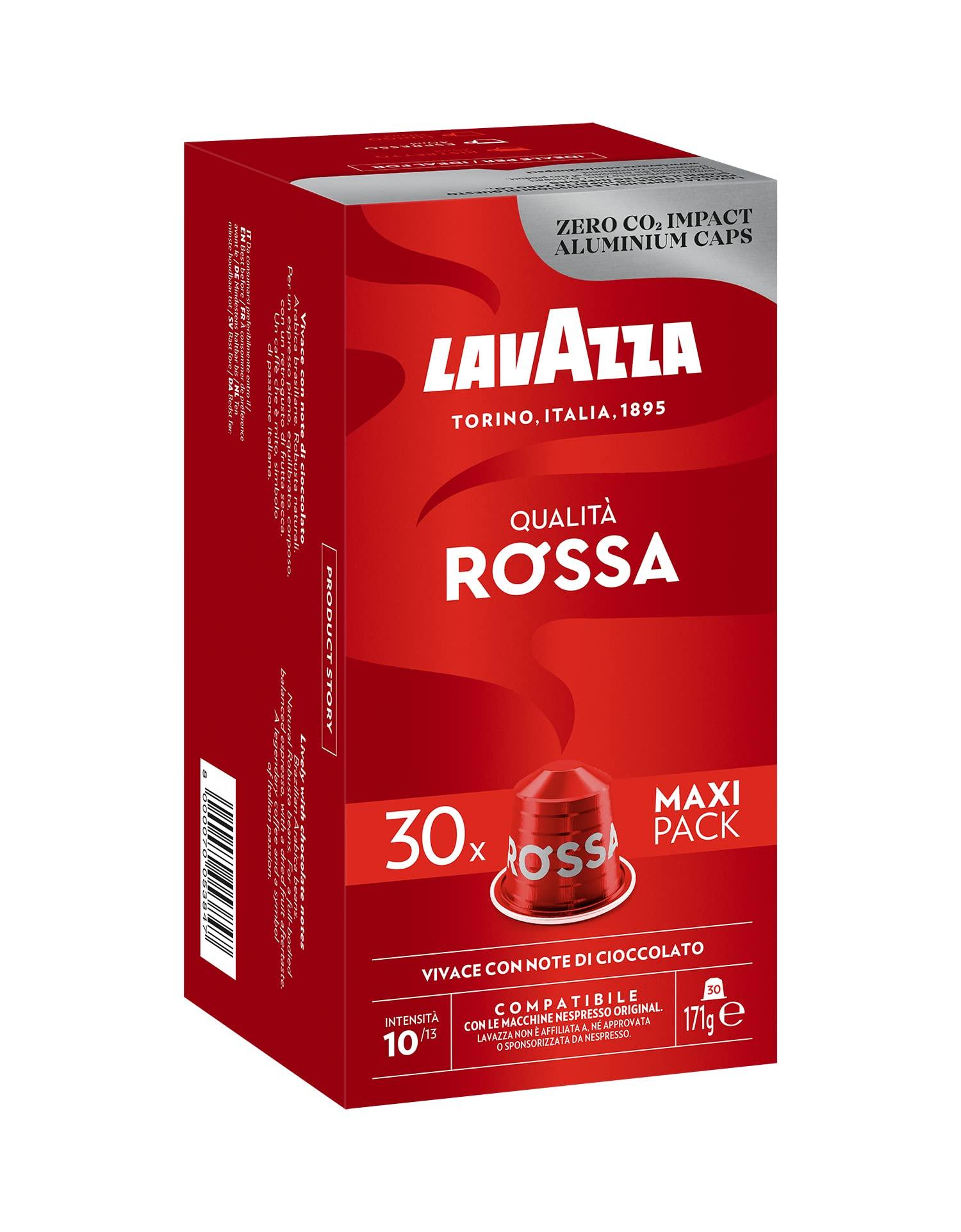 30 Capsules De Café Qualite Rossa Nespresso En Aluminium - 7035-30