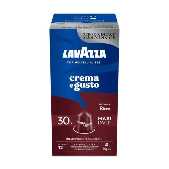 30 Capsules De Café Crema & Gusto Ricco Nespresso En Aluminium - 7031-30